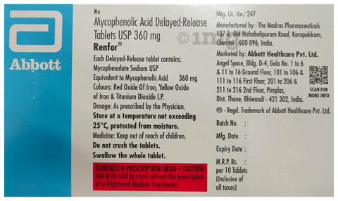 renFOR 360mg Tablet image