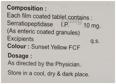 Zys 10mg Tablet image Zys 10mg Tablet image