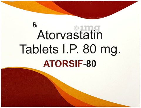 Atorsif 80 Tablet image