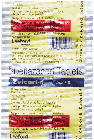 Zefcort 6 Tablet image