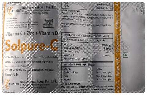 Solpure-C Chewable Tablet 1
