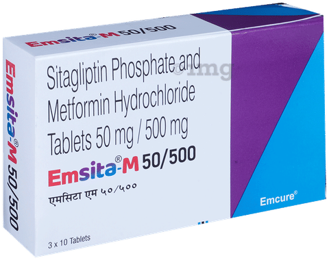 Emsita-M 50/500 Tablet image