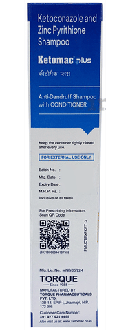 Ketomac Plus Anti-Dandruff Shampoo with Conditioner Paraben Free image Ketomac Plus Anti-Dandruff Shampoo with Conditioner Paraben Free image