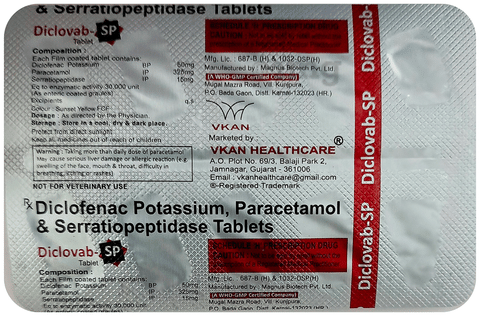Diclovab-SP Tablet image