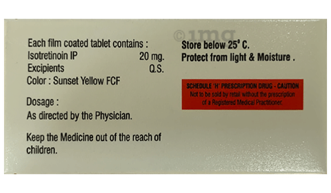 Isocret 20 Tablet image