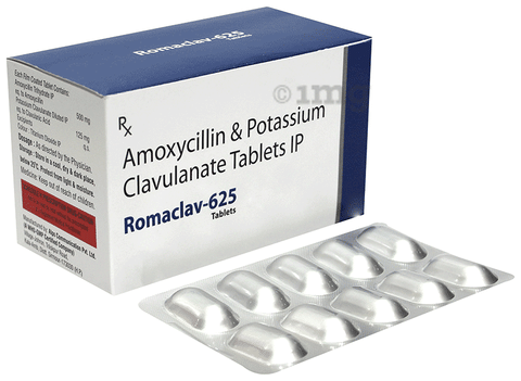 Romaclav 625 Tablet image