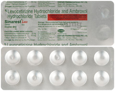 Sinarest Levo New Tablet image