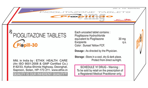 Piopill 30 Tablet image