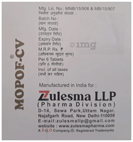 Mopof-CV Tablet