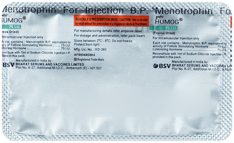 Humog 75 Injection image