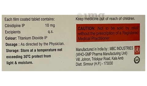 Cilimes 10 Tablet image