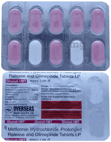 Glucut 1 MT Tablet