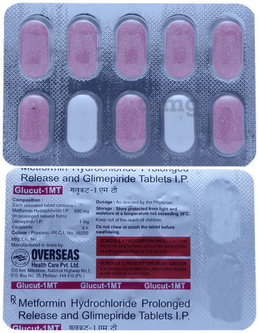 Glucut 1 MT Tablet image