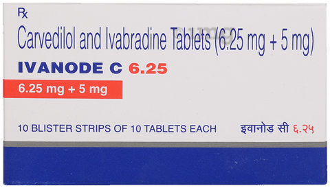 Ivanode C 6.25mg/5mg Tablet image Ivanode C 6.25mg/5mg Tablet image