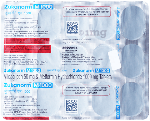 Zukanorm M 1000 Tablet image