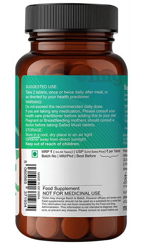 Merlion Naturals Safed Musli Extract Tablet | Chlorophytum