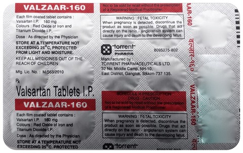 Valzaar 160 Tablet image