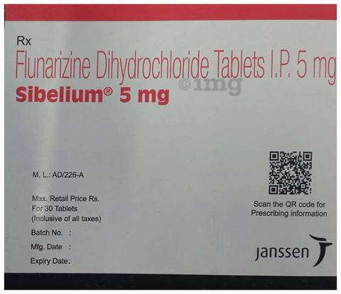 Sibelium 5mg Tablet image