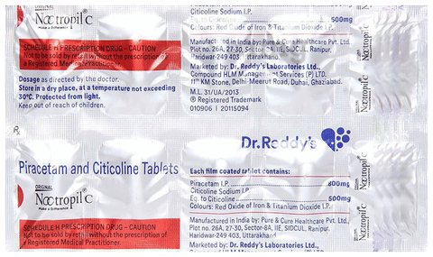 Nootropil C Tablet image