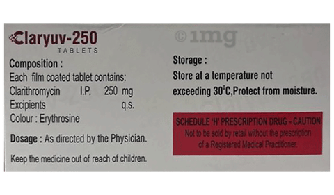 Claryuv 250 Tablet image