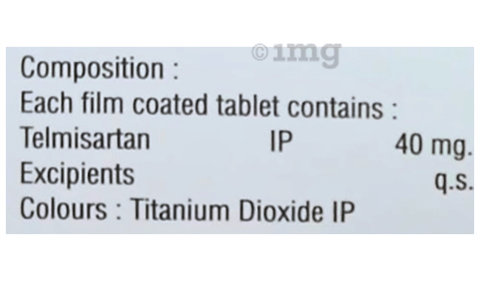 Telmidriss 40mg Tablet image