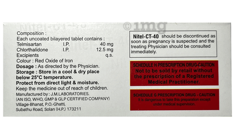 Nitel-CT 40 Tablet image