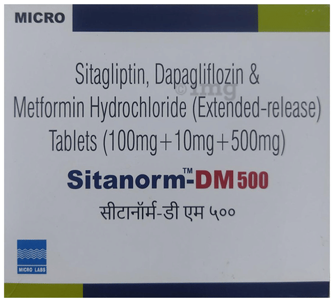 Sitanorm DM 500 Tablet ER image Sitanorm DM 500 Tablet ER image
