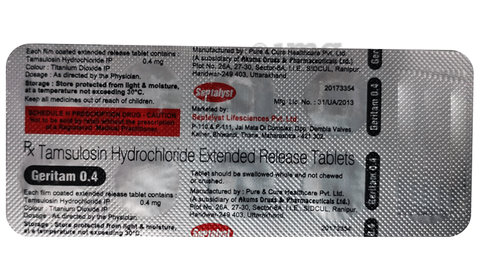 Geritam 0.4 Tablet ER image