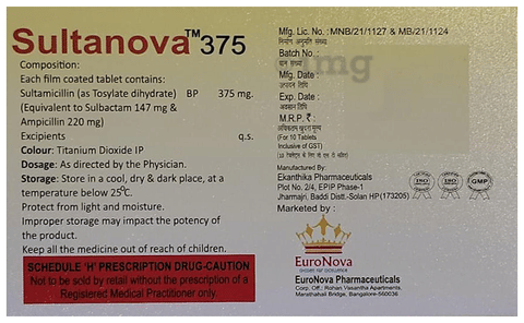 Sultanova 375 Tablet image Sultanova 375 Tablet image