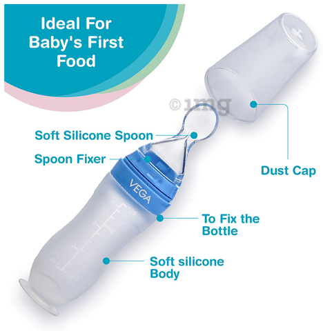 Vega Baby Mom Silicone Weaning Food Feeder Bottle: Buy box of