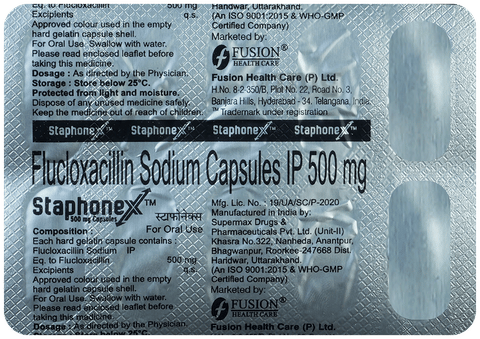 Staphonex 500mg Capsule image
