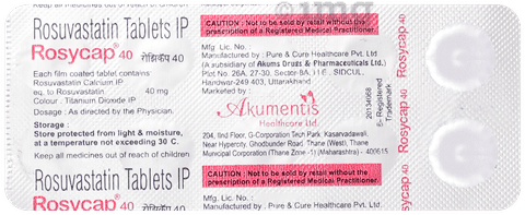 Rosycap 40 Tablet image Rosycap 40 Tablet image