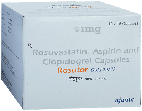 Rosutor Gold 20/75 Capsule image Rosutor Gold 20/75 Capsule image