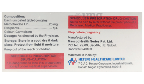 Methora 25 Tablet image Methora 25 Tablet image