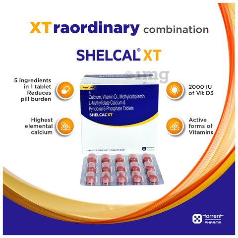 Shelcal XT Tablet image