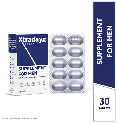 Nuvox Xtraday Supplement Tablet Buy Box Of 30 Tablets At Best Price In India 1mg