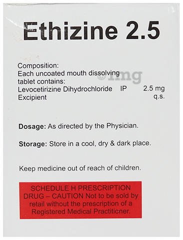 Ethizine 2.5 Tablet MD image