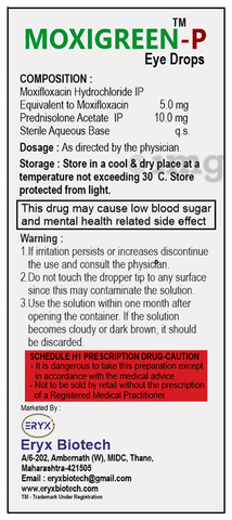 Moxigreen-P Eye Drop (Preservative Free)