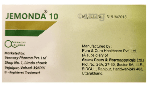 Jemonda 10 Tablet image
