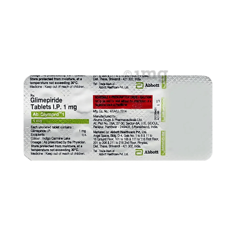 ab glymprd 1mg tablet