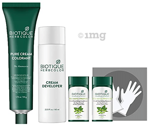 Biotique Herbcolor (50gm + 110ml) Natural Black: Buy box of 1 Pack at best price in India | 1mg Biotique Herbcolor (50gm + 110ml) Natural Black: Buy box of 1 Pack at best price in India | 1mg