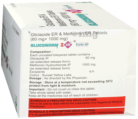 Gluconorm-Z XR Forte 60 Tablet
