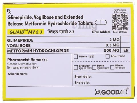 Gliaid MV 2.3 Tablet ER