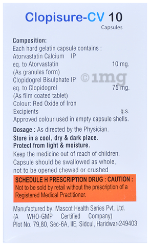 Clopisure-CV 10 Capsule image Clopisure-CV 10 Capsule image