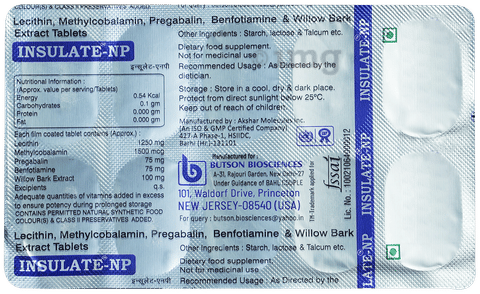 Insulate-NP Tablet image Insulate-NP Tablet image
