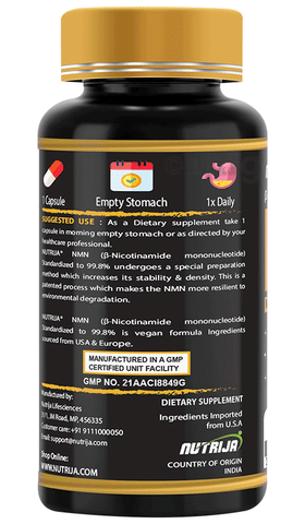 Nutrija NMN NAD+Booster | Anti-Aging | Cellular Repair 500mg