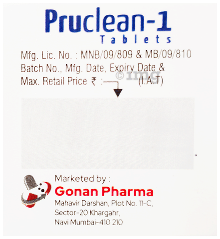 Pruclean 1 Tablet image Pruclean 1 Tablet image