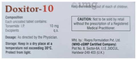 Doxitor 10 Tablet