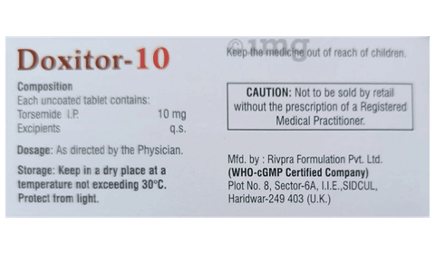 Doxitor 10 Tablet image