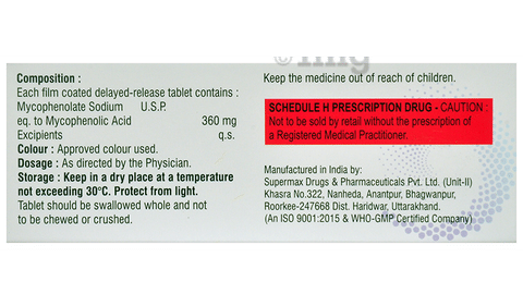 Mycoten-S 360mg Tablet DR image
